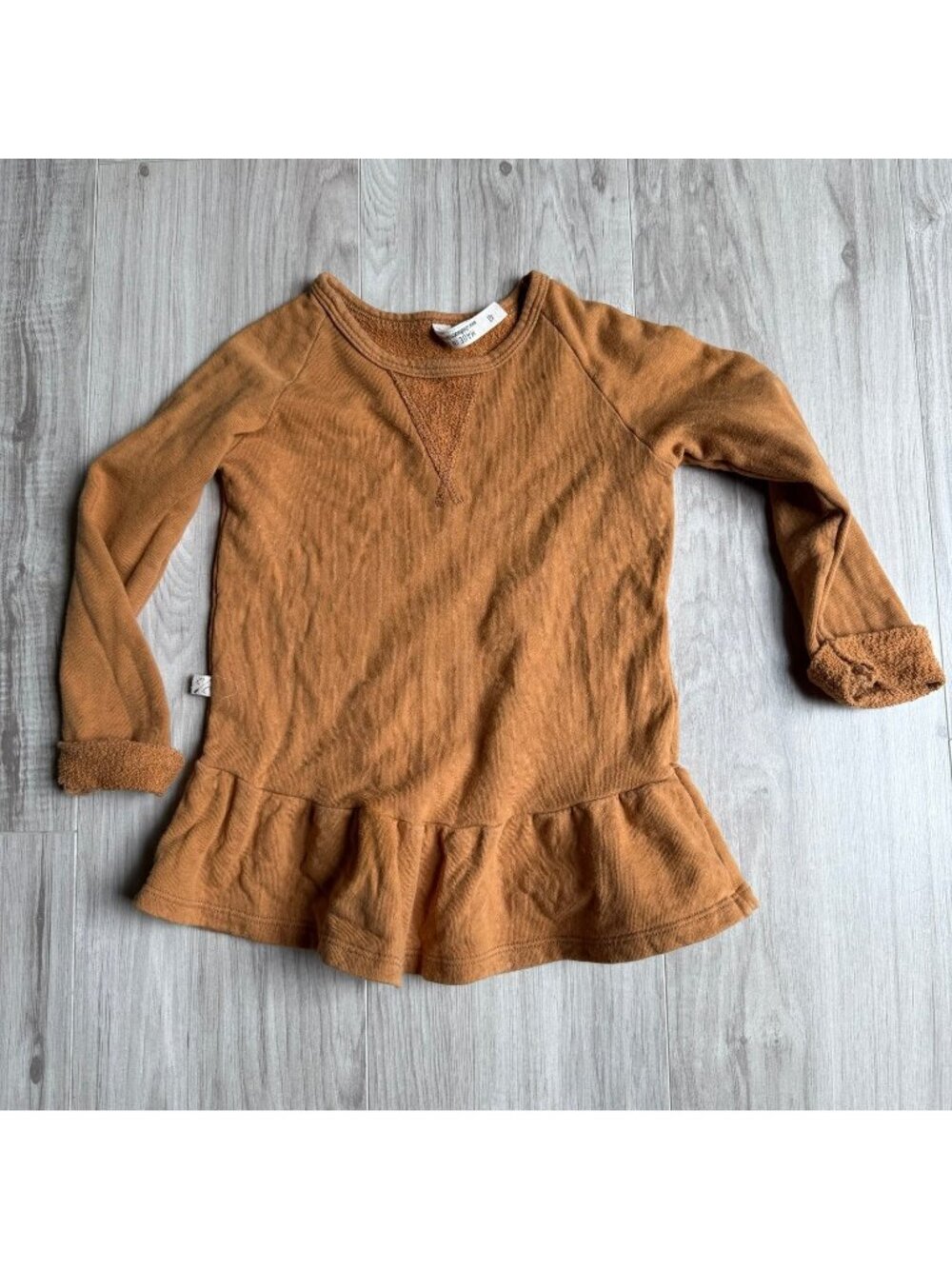 Childhoods Toffee Peplum Shirt